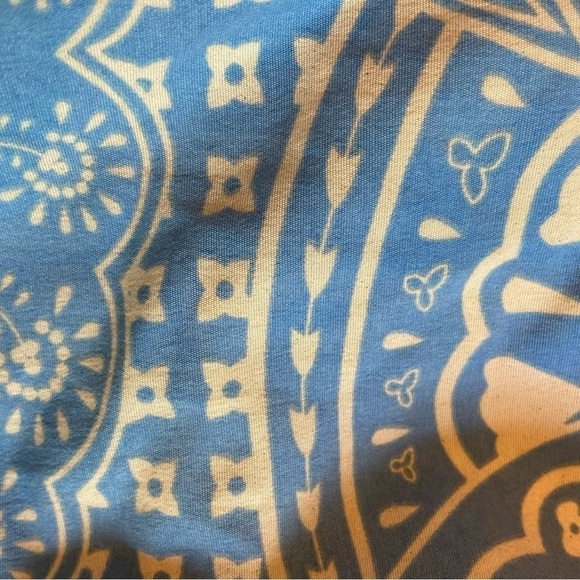 Peter Millar Swim Trunks Paisley Blue Size Large 7” Board Shorts Pockets Nylon - Picture 12 of 13